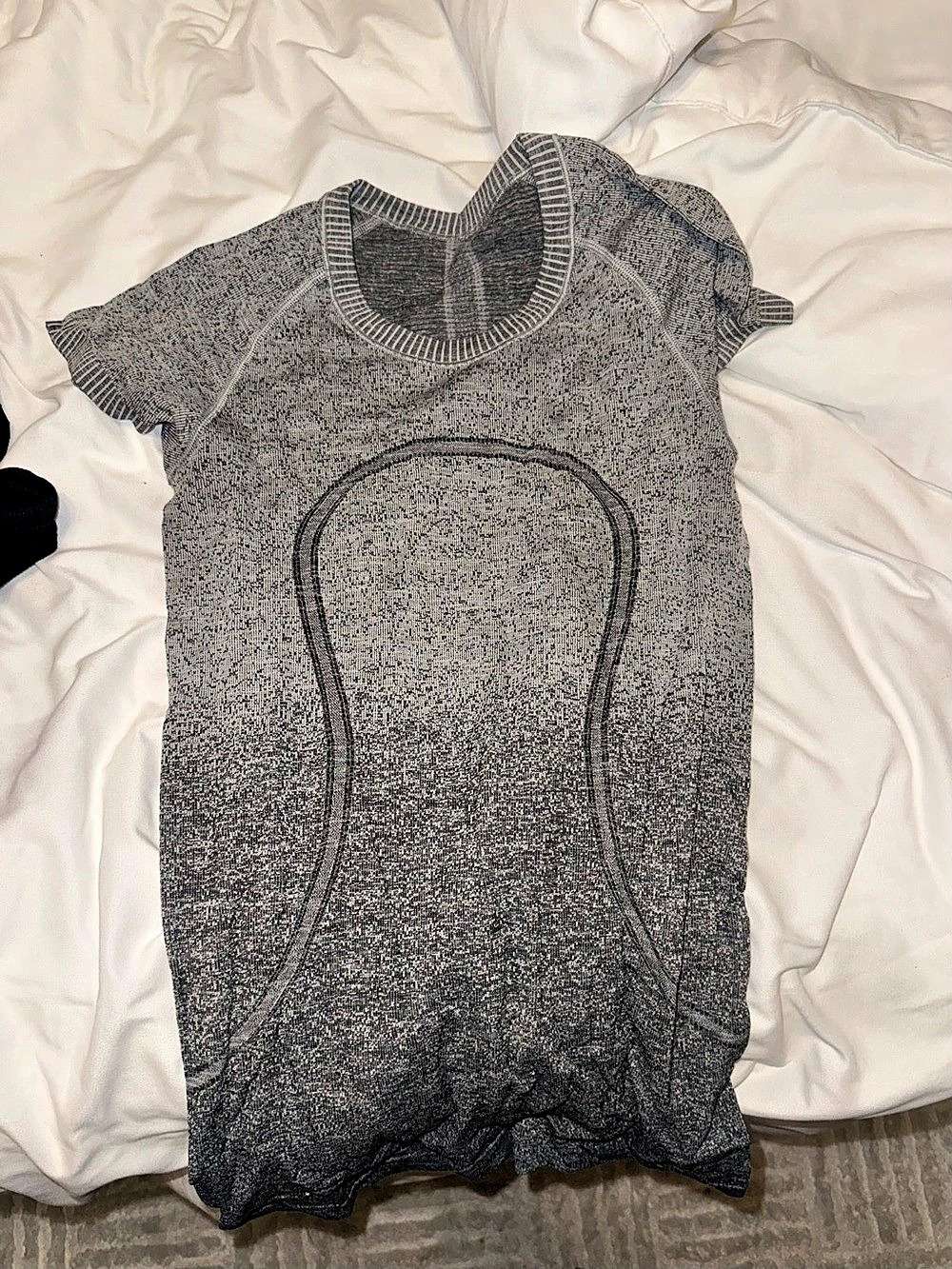 lululemon Swiftly Tech Short Sleeve Crew Gray Athletic Top